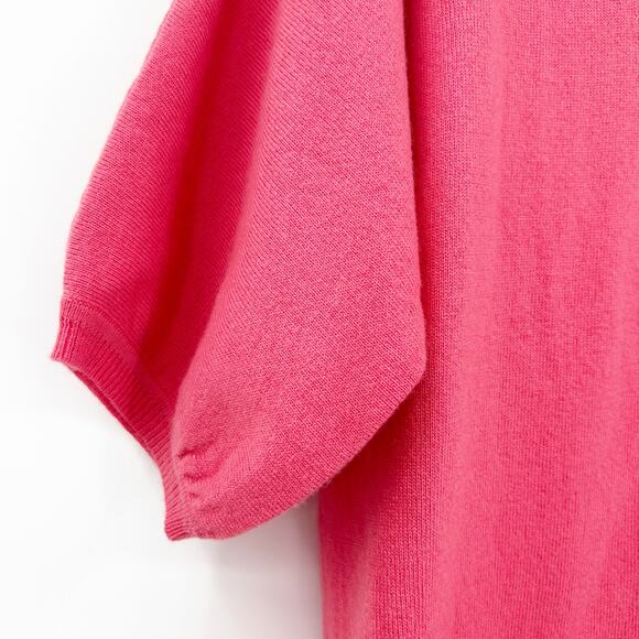 Talbots Womens Knit Lambswool Angora Cashmere Short Sleeve Cardigan Sweater M - Picture 6 of 7